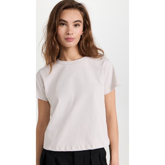 Leset Classic Margo Short Sleeve Tee Creme - S - Picture 1 of 5